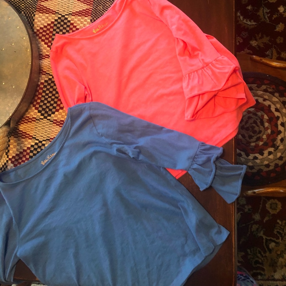 Girls lot of new 3/4 length sleeve shirts